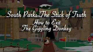 South Park: The Stick of Truth - How to Exit The Giggling Donkey - After The Bard Boss