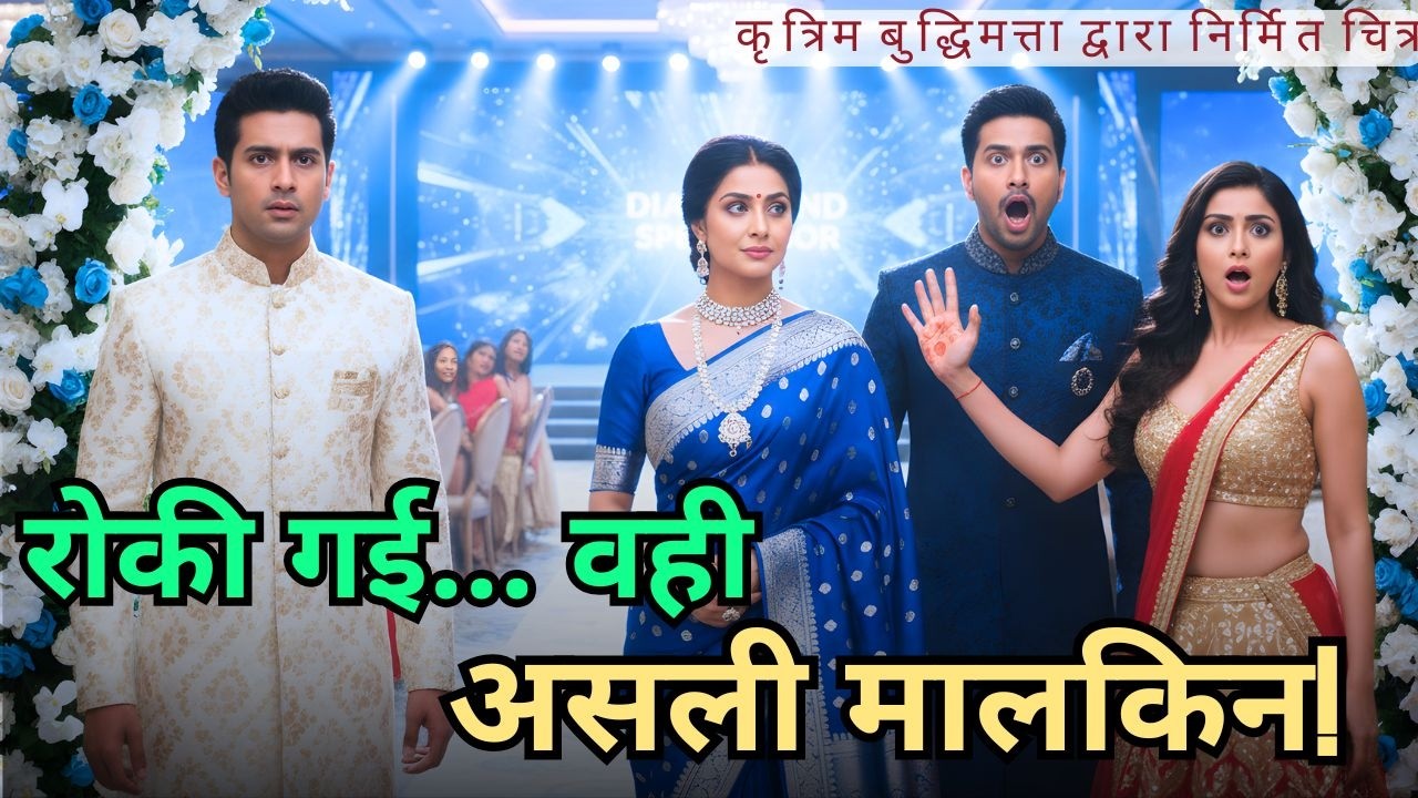 प्रेमिका ने पत्नी को हॉल में घुसने से रोका… अगले ही पल एमसी ने उसे प्रायोजक बताया