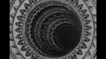 3D MANDALA ART | GRID TUTORIAL | STEP-BY-STEP