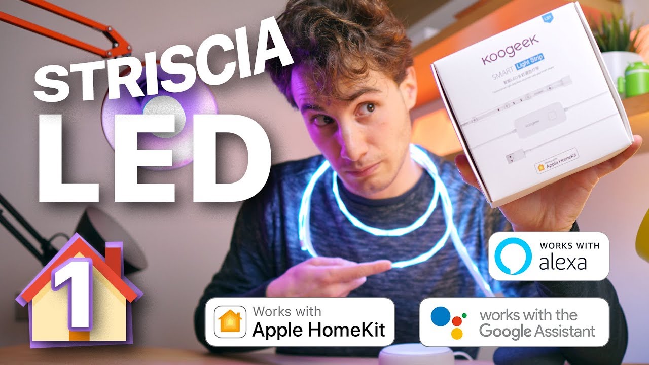 FANTASTICA Striscia LED RGB per  ALEXA, GOOGLE Home, SIRI 