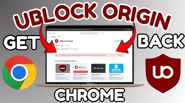 How To Install uBlock Origin Extension On Chrome Browser (2025) | Get Back uBlock Origin Extension