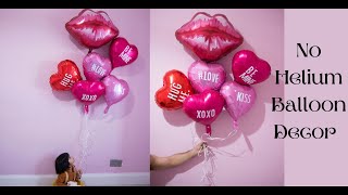 No Helium Balloon Decor