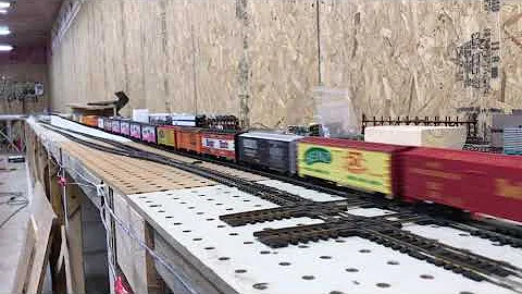 EXTREMELY FAST AND LONG HO SCALE TRAIN