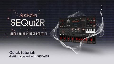 SEQui2R Tutorial Bits: Getting started