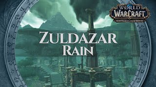 Zuldazar - Music \& Rain Ambience | World of Warcraft Battle for Azeroth \/ BfA
