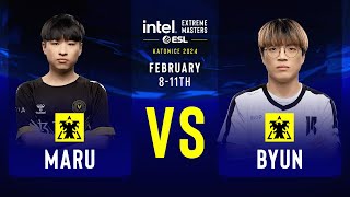 Maru vs. ByuN  IEM SC2 Katowice 2024  Quarterfinals