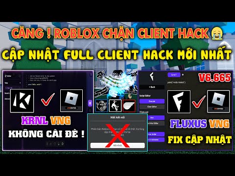 ROBLOX chặn tất cả các phần mềm hack của khách hàng: Fluxus VNG, Krnl VNG và các client hack khác cho Blox Fruits