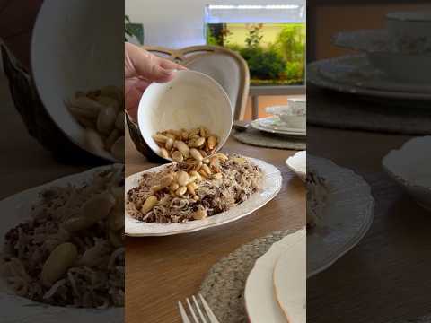 أطيب وصفة رز باللحم مع القلوبات سهلة وسريعة وطيبة وصفة اعتمدوها ب رمضان