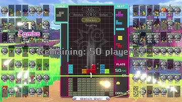 Tetris 99 - Pokemon Sword & Shield (50 players) music extended