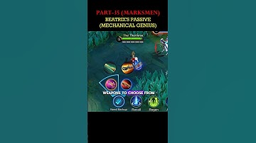 HEROES PASSIVE: Part-35 (MARKSMAN)🤔 #mobilelegends #mlbb #shorts #marksman #passive #tutorial #guide