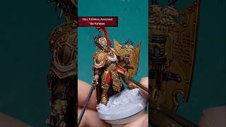 Tutorial & guide for this Shield Captain are available over on Patreon #warhammer40k #speedpaint