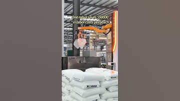 Depalletizing #unpacking #palletizer #industrial robot #automation #manufacturing