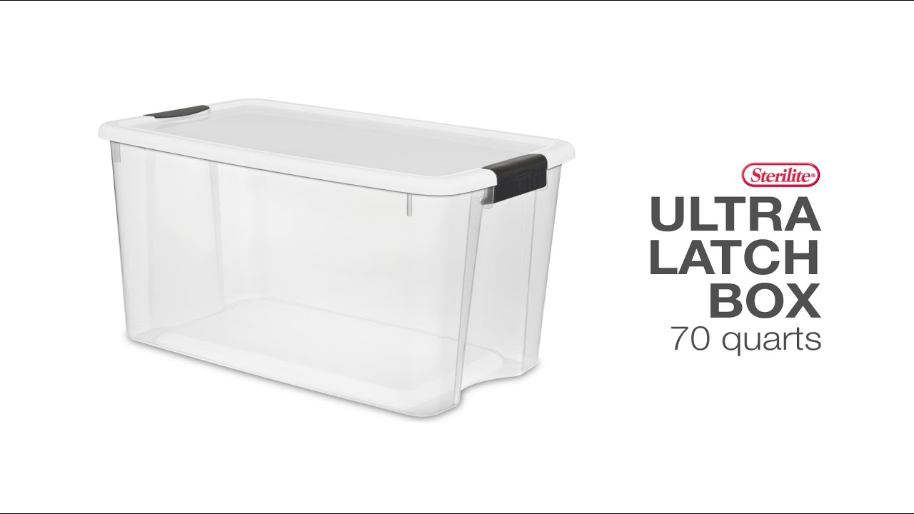 Sterilite 70 Quart Ultra Latch Box 