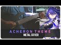 Acheron theme  guitar cover metal version your color  honkai star rail ost