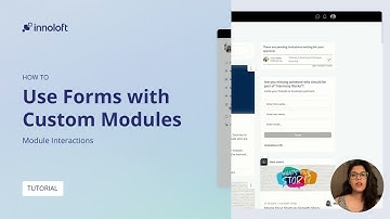 Module Interactions: Using Forms with Custom Modules
