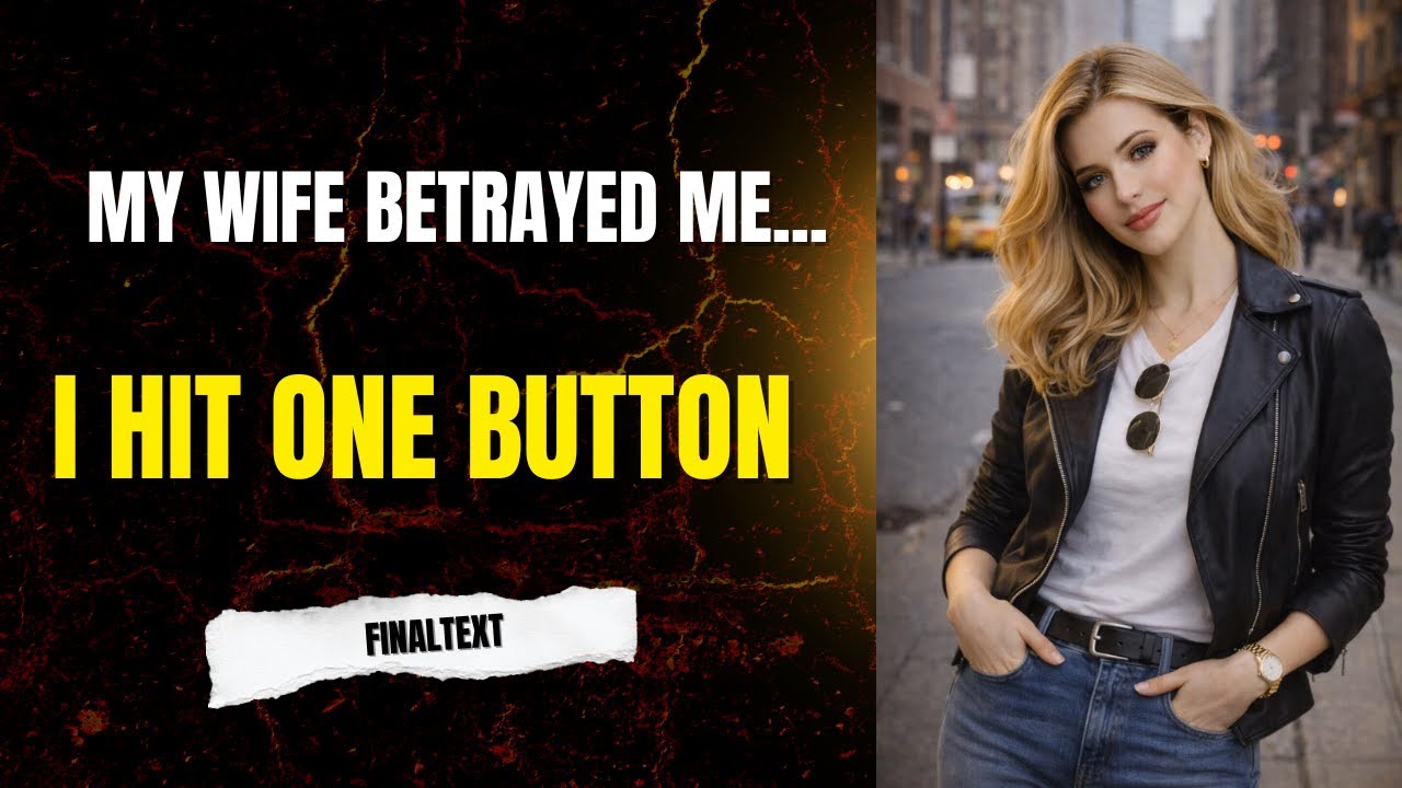 My Wife Betrayed Me… Then I Hit One Button and Everything Changed
