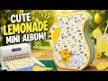DIY Lemonade Jug Mini Album | Step-by-Step Paper Crafting