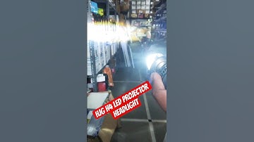 HJG H4 LED Projector Headlight Bulb with Flash #shorts #automobile #youtubeshorts #shortvideo