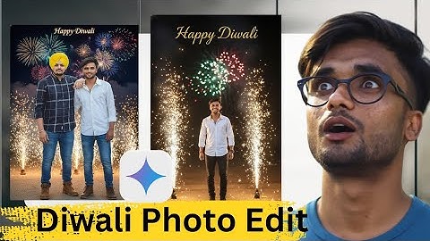 🔥 Diwali Special AI Photo Editing | Gemini AI Editing Tutorial 2025 | Festival Edit Idea