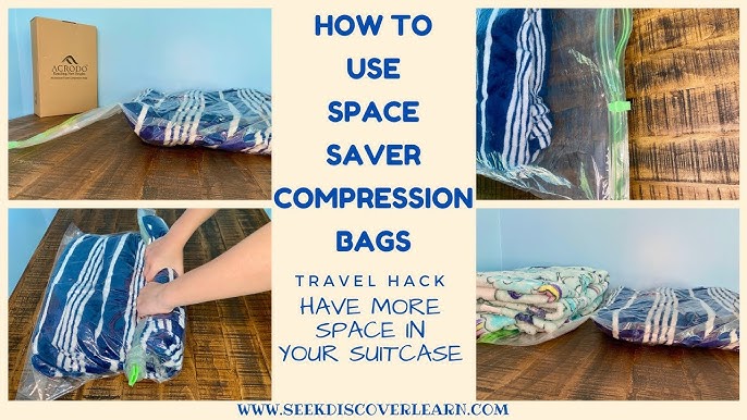 SpaceSaver Premium Vacuum Storage Bags (8 Pack) - Eat Travel