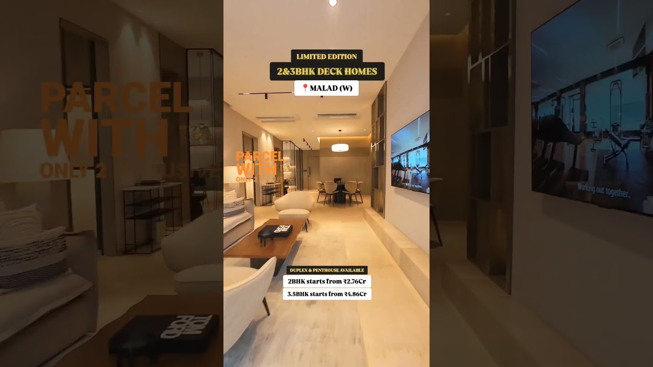 Special Edition Large 2 3 BHK Deck Homes For Sale At Malad West Evershine Nagar