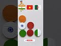 India 🇮🇳Vietnam🇻🇳 Algeria🇩🇿 Flag #art #shorts #independenceday #republicday #youtubeshorts