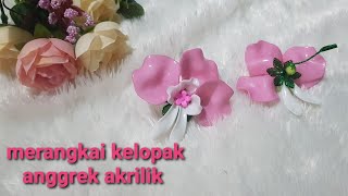 easy tutorial for making acrylic orchid petals