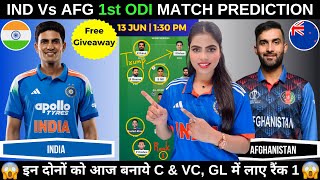 IND vs AFG 1st ODI Today Match Prediction | India vs Afghanistan 1st ODI Dream11 Prediction screenshot 2