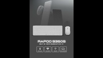 RAPOO 9350S, Multi-mode Wireless Ultra-slim