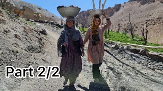 Part 2\/2 Rural Daily Life Bamyan Locals make bread \\