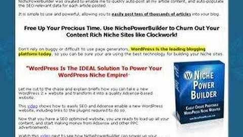 Niche Power Builder