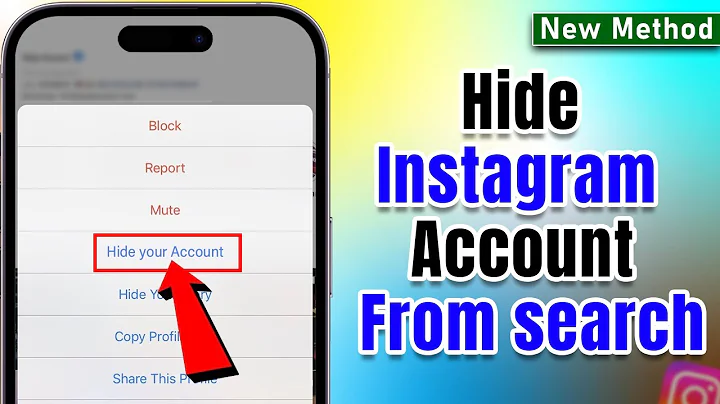 How to hide Instagram account from search 2025 [New Update]