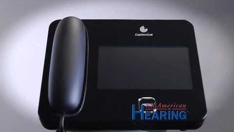 CaptionCall Phone From All American Hearing