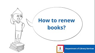 How to renew books | Library Training