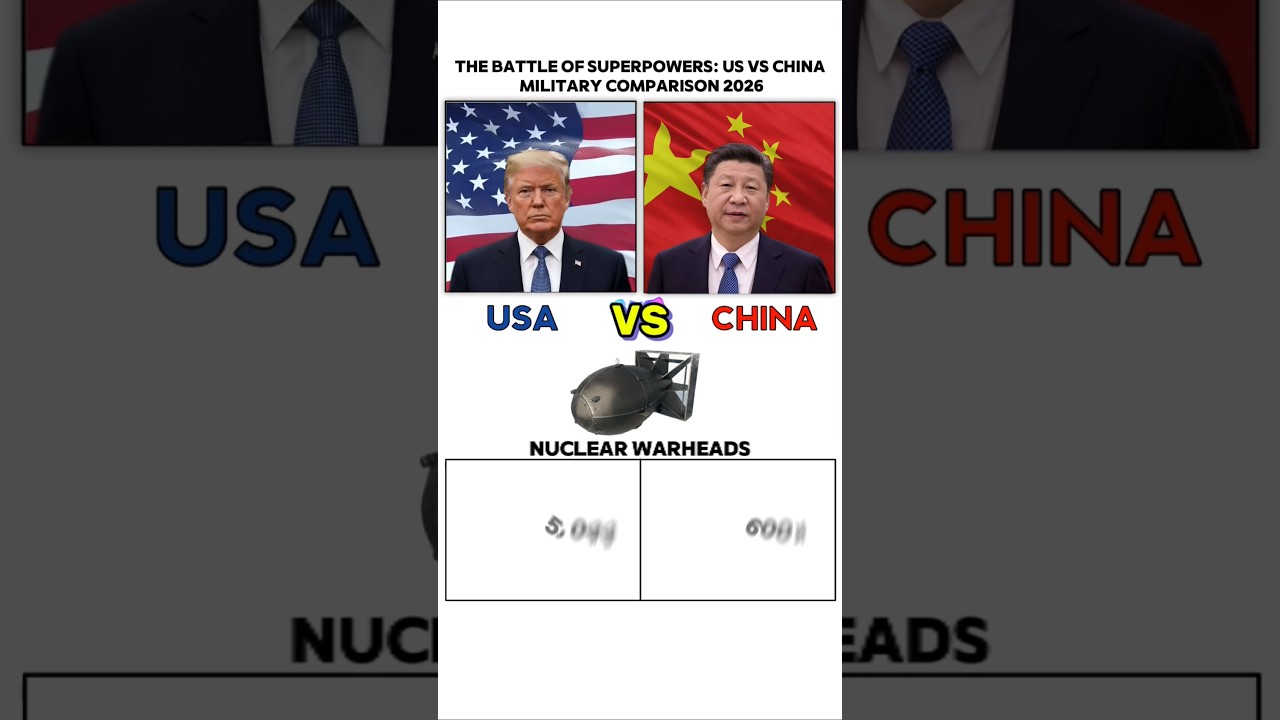 USA vs China: 2026 Military Power Analysis 