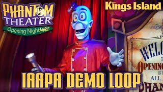 Full IAAPA Animatronic Demo Loop - Phantom Theater: Opening Nightmare | Kings Island