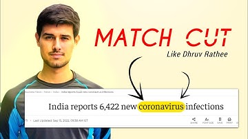 🔥Text Match Cut like @Vox & @dhruvrathee  | Video Editing like YouTubers
