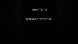 Chapter-17 Consumer Protection
