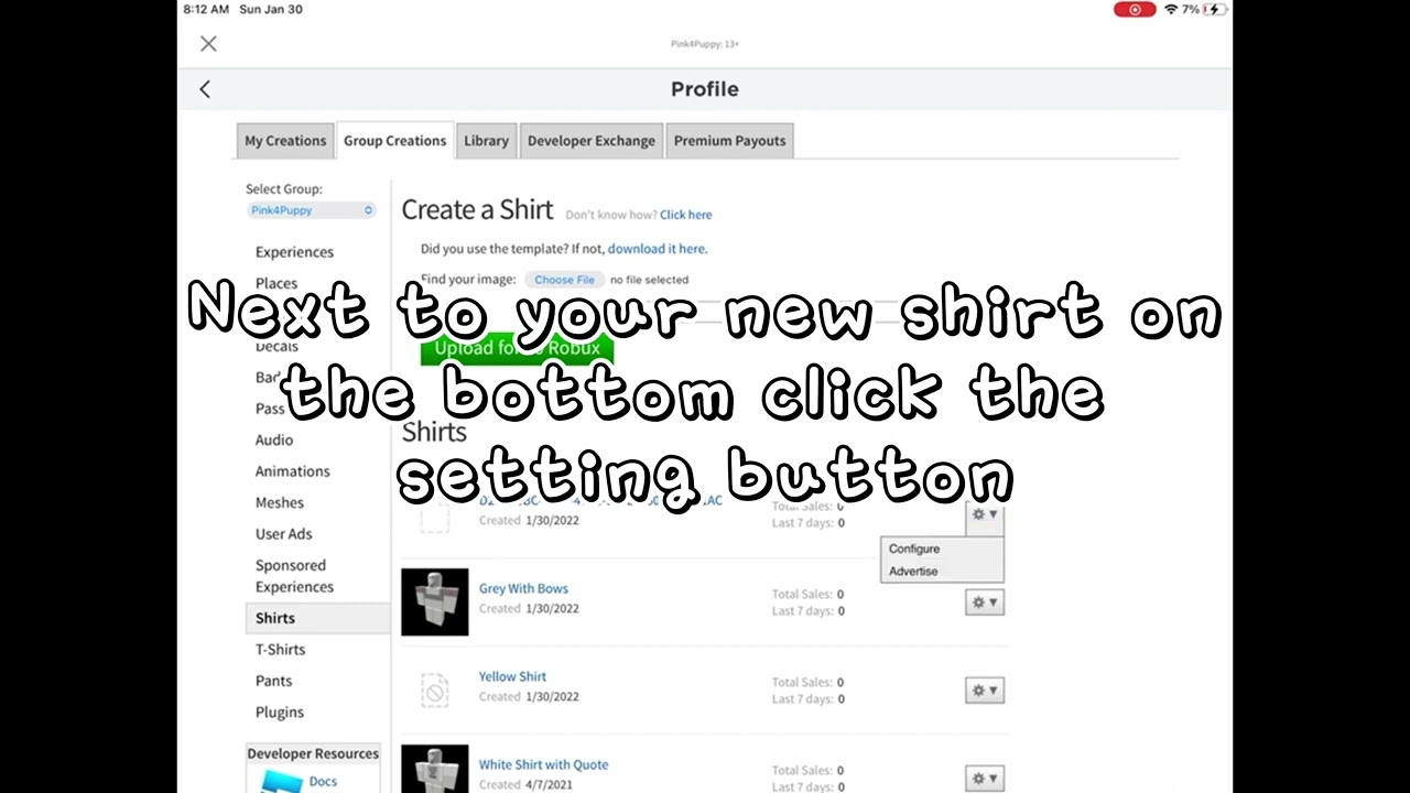 How to Upload Audio, Music, Decals, Pants, Shirts, and T-Shirts