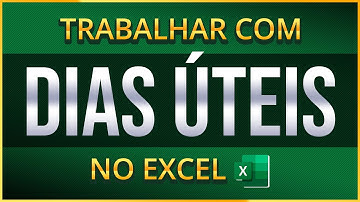 Aprenda Como Trabalhar com DIAS ÚTEIS no Excel (Função DIATRABALHOTOTAL e  DIATRABALHOTOTAL.INTL)