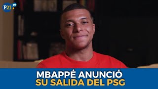 ¡Es oficial! Kylian Mbappé anunció que dejará el PSG el próximo mes (traducido)