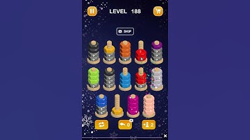 Nut Sort | Color Puzzle | Level 188 | Mobile Games