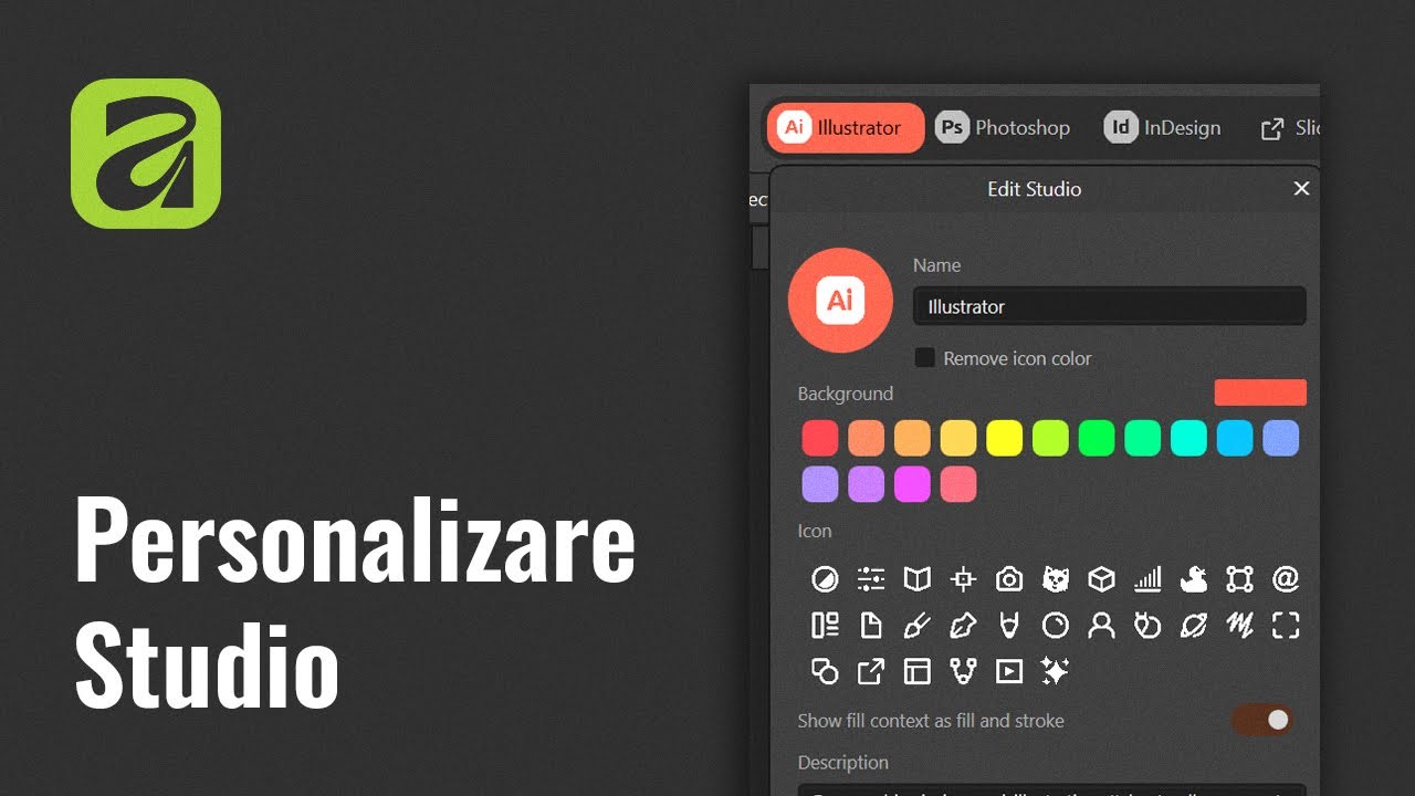 Personalizare Studio in Affinity 3 - YouTube