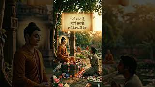 जो शांत है बोही सक्तिसाली हैं। Buddha Motivational Buddha। Buddha Quotes In Hindi। Buddhist #shorts