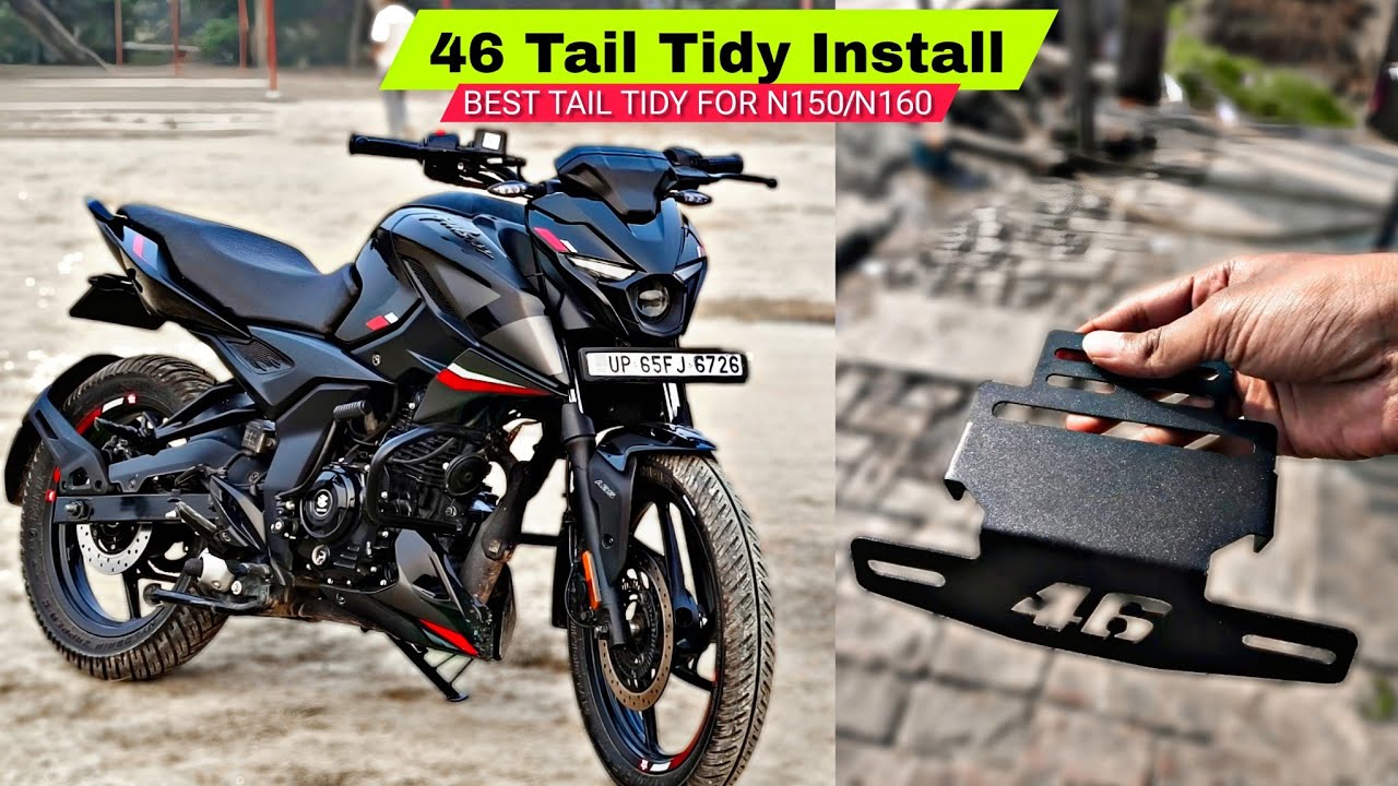 Pulsar N160 Single seat Tail Tidy Installation | Problem Solved👍