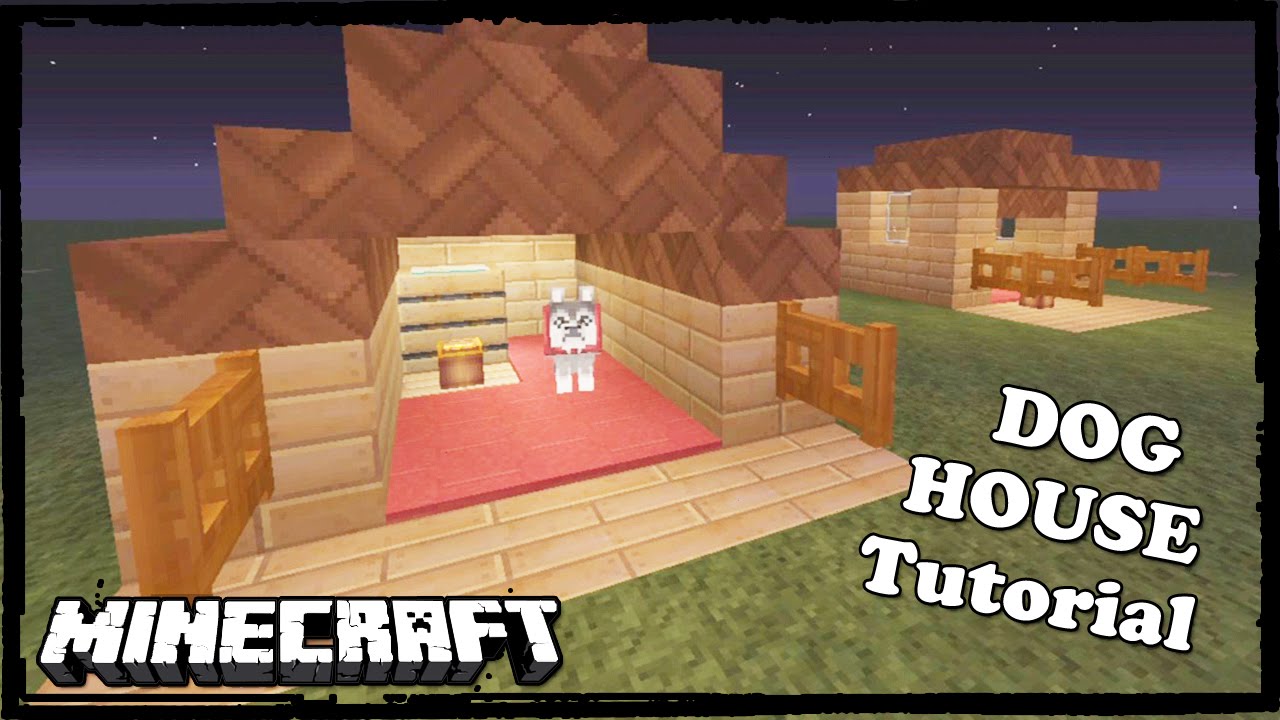 Minecraft: How To Make A Dog House - YouTube