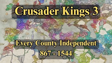 Every county independent - CK3 Timelapse