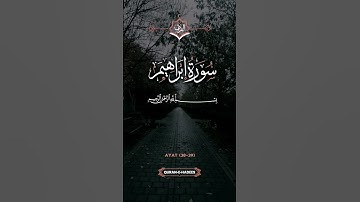 سورة ابراهيم # #foryou #اكسبلور #viralvideo #الرحمن #youtube #قران