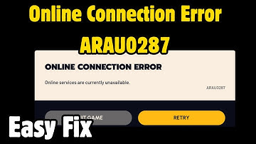 Fix ARC Raiders: Online Connection Error ARAU0287 (Easy Fix)