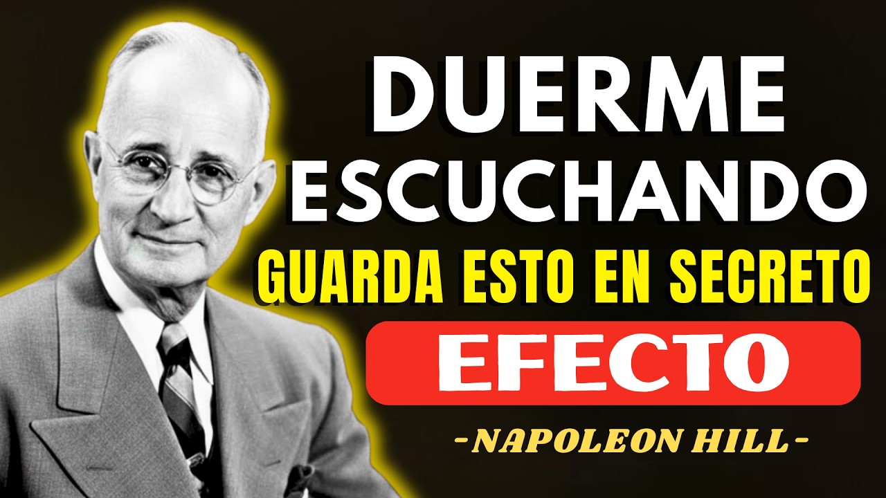 Escucha ESTO antes de dormir y MAÑANA NO SERÁS EL MISMO | Napoleon Hill